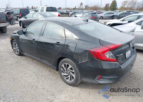 2017 Honda Civic Ex z USA, uszkodzony, nr VIN 2HGFC2F77HH558471